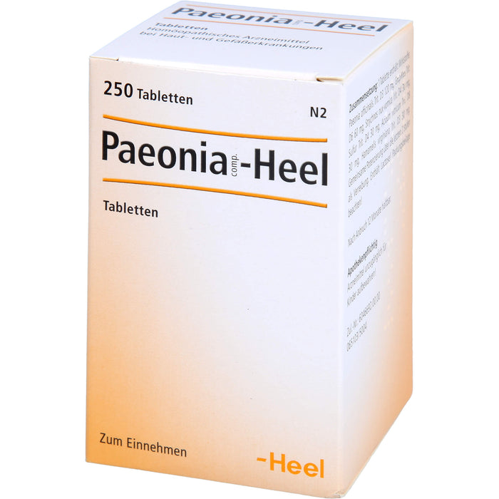 Paeonia comp. Heel Tabletten bei Haut- und Gefäßerkrankungen, 250 St. Tabletten