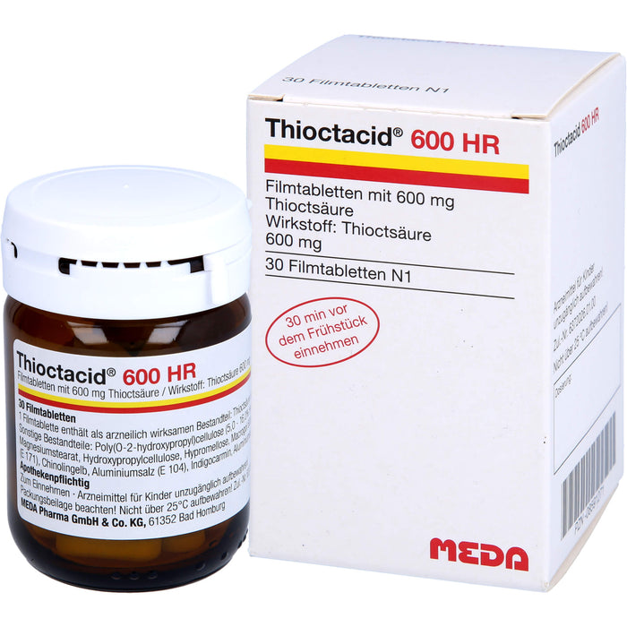 Thioctacid 600 HR Filmtabletten bei diabetischer Polyneuropathie, 30 pcs. Tablets