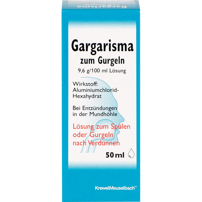 Gargarisma zum Gurgeln, 9,6 g/100 ml Lösung, 50 ml Lösung