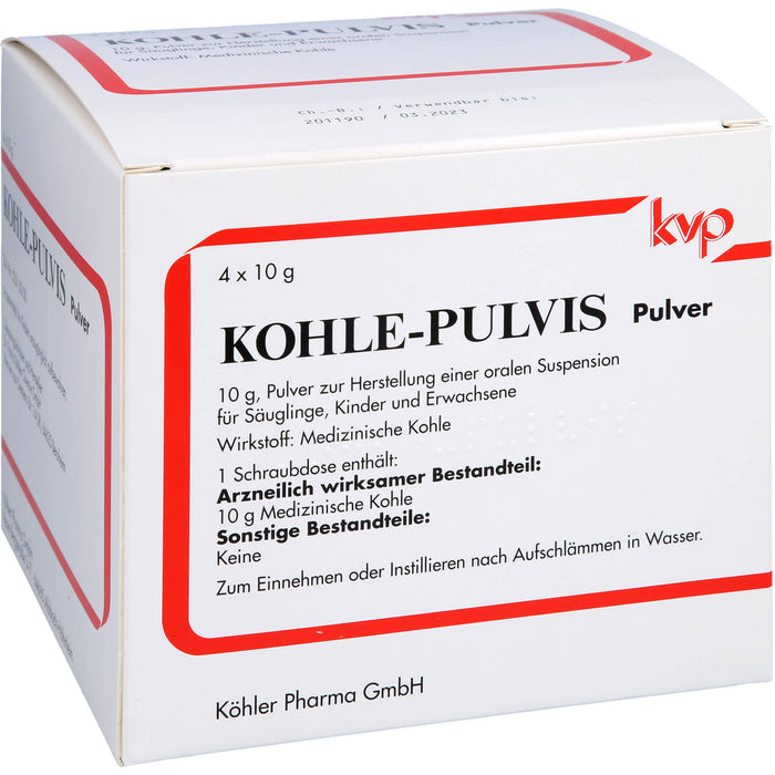 KOHLE-PULVIS Pulver, 40 g Pulver