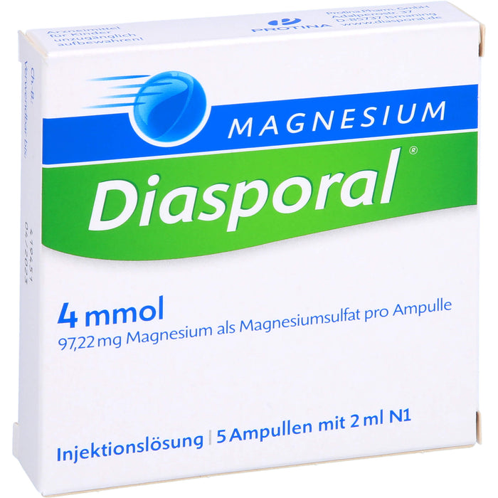 Magnesium-Diasporal Injektionslösung, 5 pcs. Ampoules