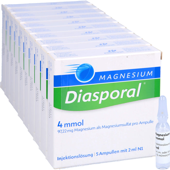 Magnesium-Diasporal 4mmol Injektionslösung gegen Krämpfe und Verspannungen, 50 ml Solution