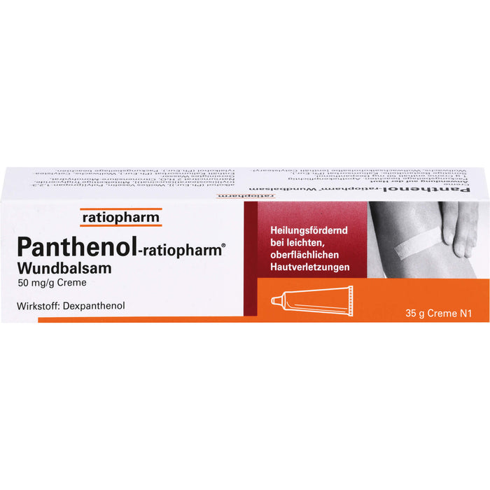 Panthenol-ratiopharm Wundbalsam heilungsfördernde Creme, 35 g Crème