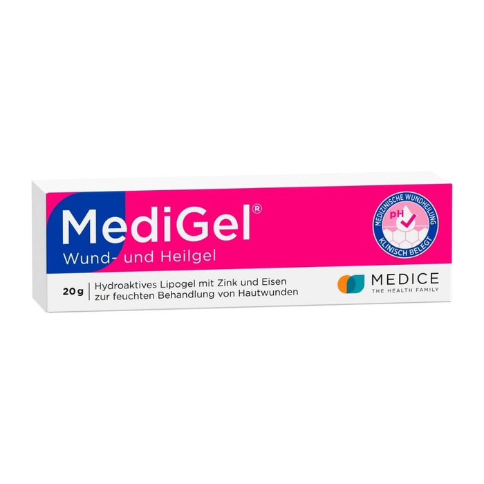 MediGel Wund- und Heilgel zur Behandlung akuter und chronischer Wunden, 20 g Gel