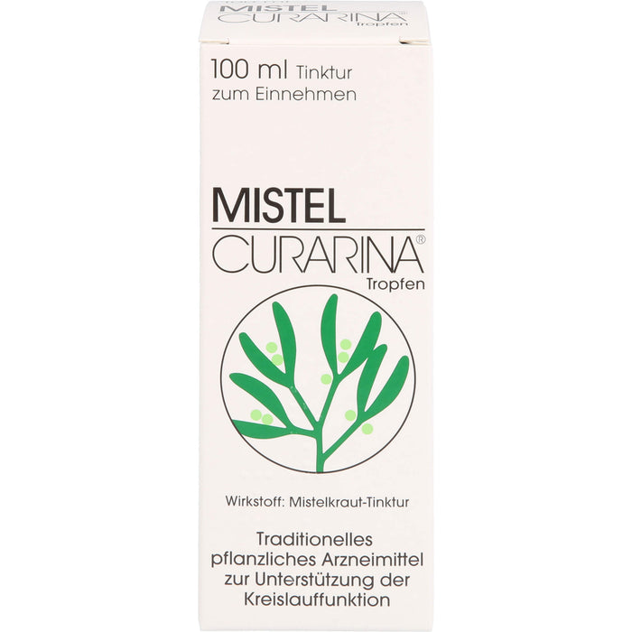 Mistel Curarina Tropfen zur Unterstützung der Kreislauf-Funktion, 100 ml Solution