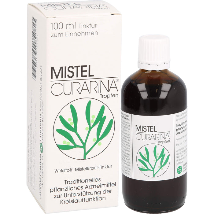 Mistel Curarina Tropfen zur Unterstützung der Kreislauf-Funktion, 100 ml Solution