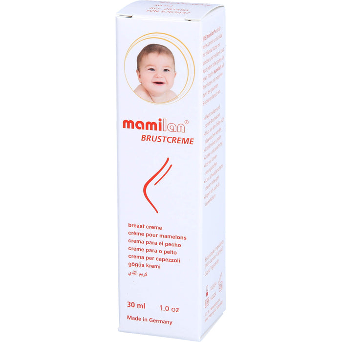 mamilan Brustcreme pflegt trockene und spröde Brustwarzen, 30 ml Crème