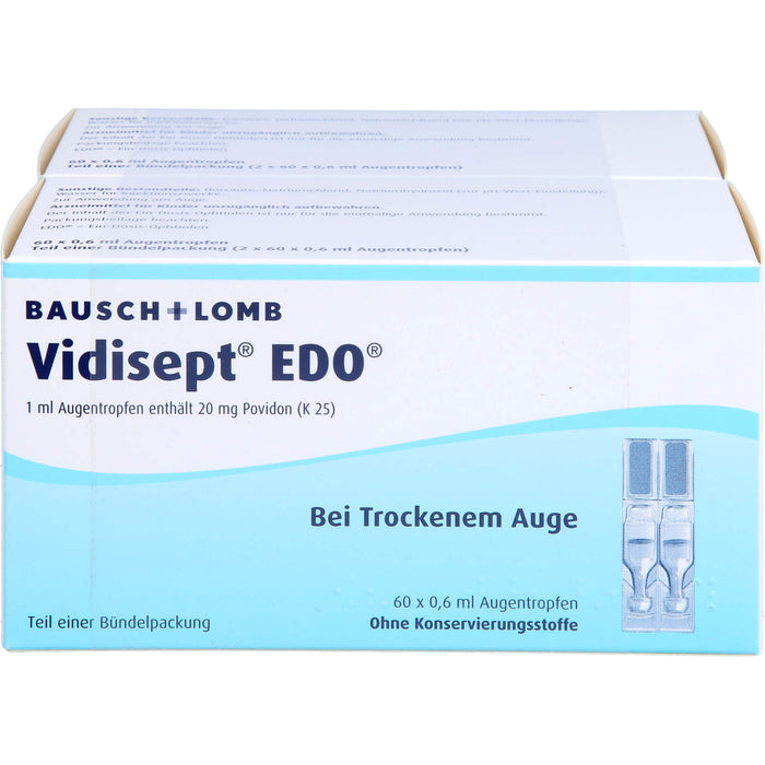 Vidisept EDO 20 mg/ml Augentropfen, 120X0.6 ml ATR