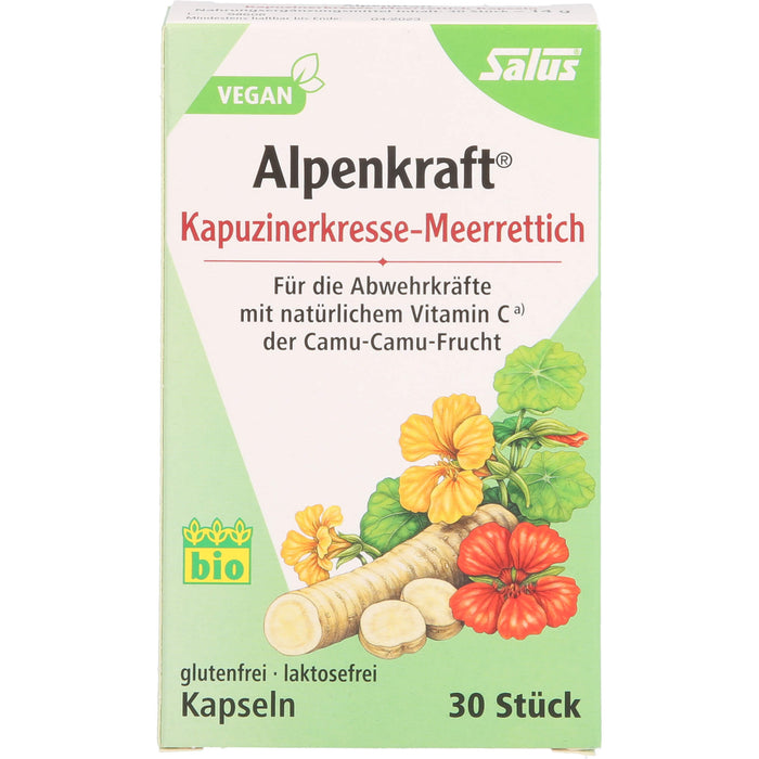 Salus Alpenkraft Kapuzinerkresse-Meerrettich Kapseln, 30 St. Kapseln