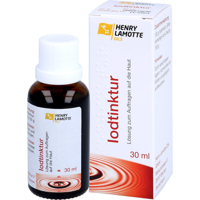 HENRY LAMOTTE Jodtinktur, 30 ml Solution