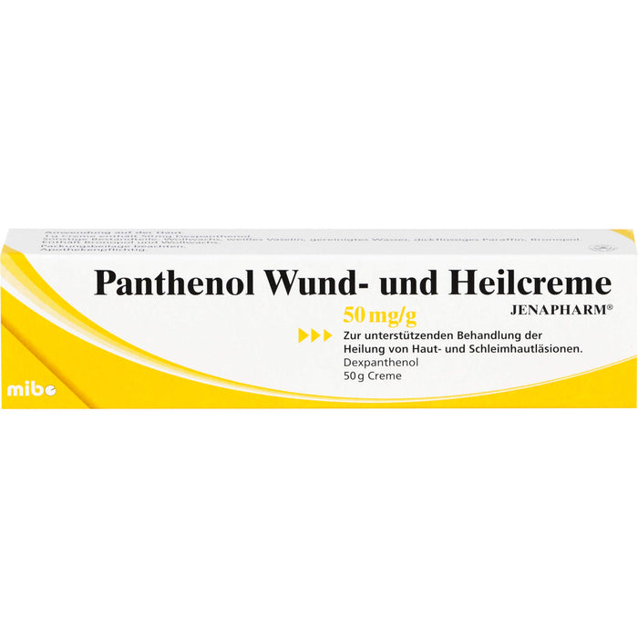 Panthenol Wund- und Heilcreme Jenapharm 50 mg/g, 50 g Crème