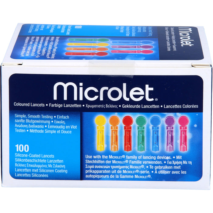 Lanzetten Microlet farbig, 100 St LAN