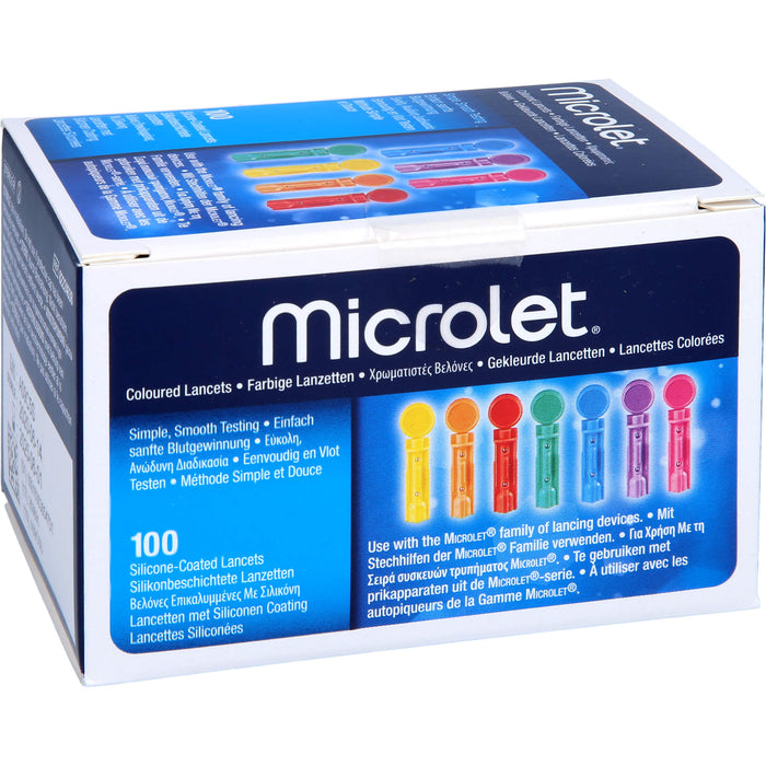 Lanzetten Microlet farbig, 100 St LAN