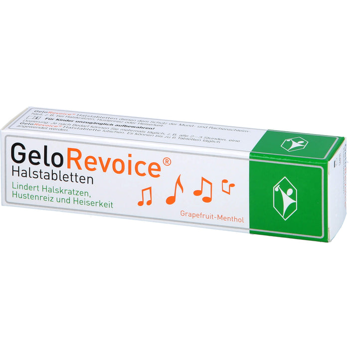 GeloRevoice Halstabletten Grapefruit-Menthol, 20 pcs. Tablets