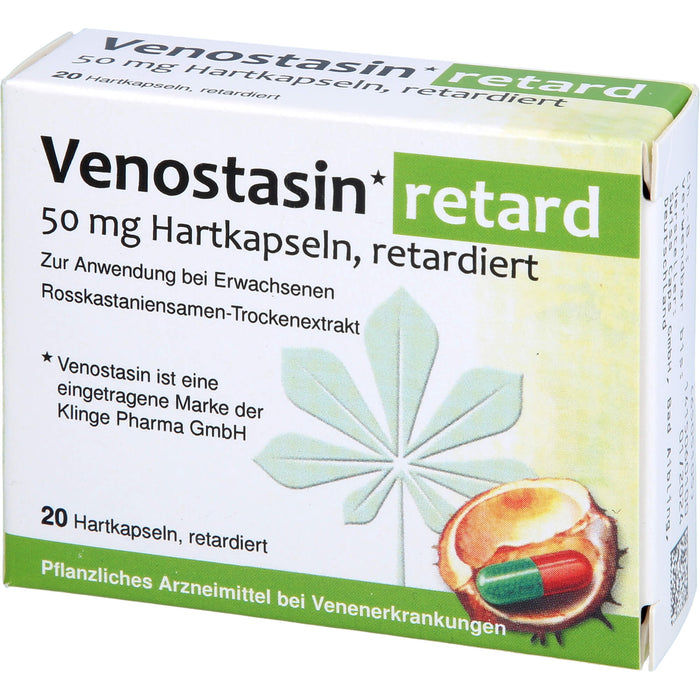 Venostasin retard 50 mg Hartkapseln bei Venenerkrankungen, 20 pc Capsules