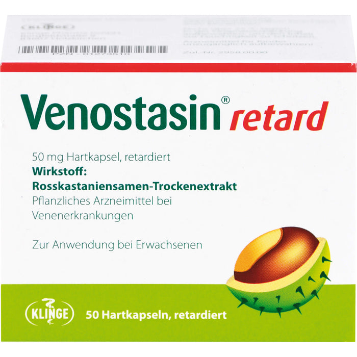 Venostasin retard 50 mg kohlpharma Hartkapseln gegen Schmerzen, Schwellungen und Schweregefühl in den Beinen, 50 pc Capsules