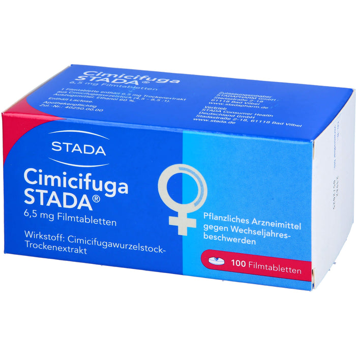 Cimicifuga STADA Tabletten gegen Wechseljahresbeschwerden, 100 pcs. Tablets
