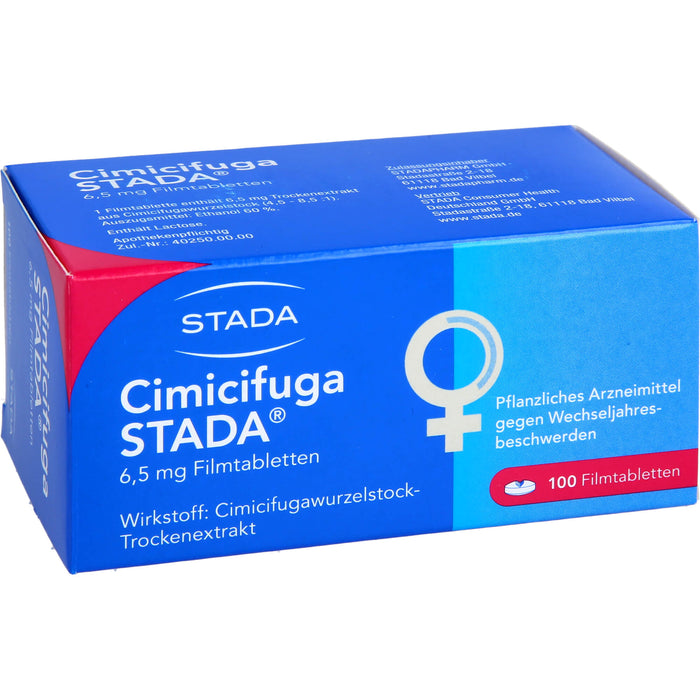 Cimicifuga STADA Tabletten gegen Wechseljahresbeschwerden, 100 pcs. Tablets