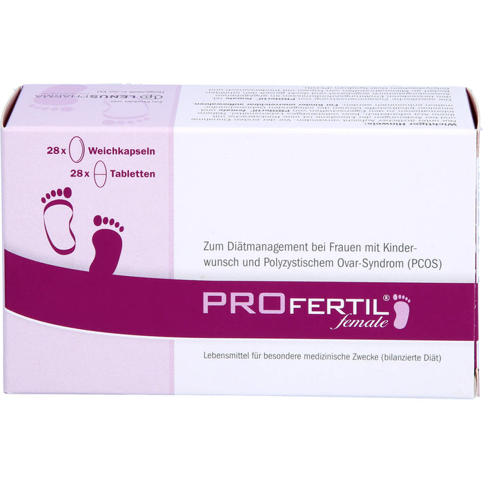 PROfertil female Tabletten und Kapseln Kombipackung 1 Monat bei Kinderwunsch, 1 pc Paquet combiné