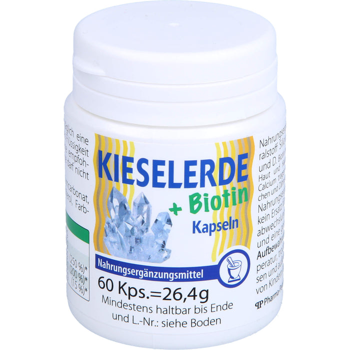 Canea Pharma Kieselerde + Biotin Kapseln, 60 pc Capsules