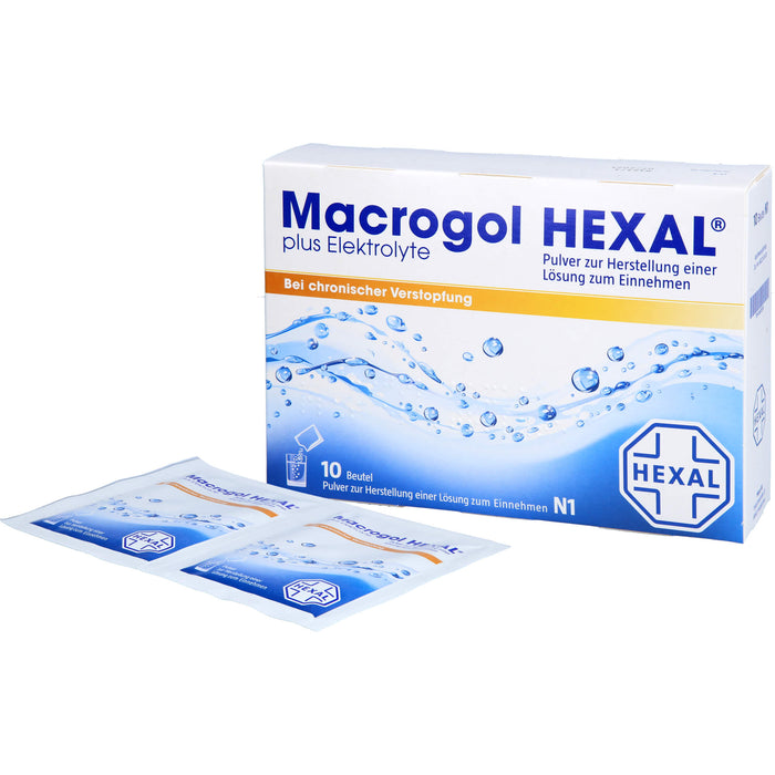 Macrogol HEXAL plus Elektrolyte, 10 pc Sachets