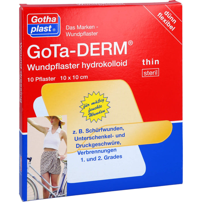 GoTa-DERM thin 10 x 10 CM, 10 St PFL