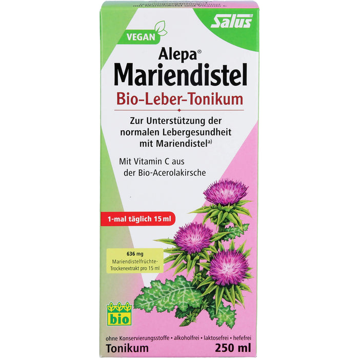 Salus Alepa Mariendistel Bio-Leber-Tonikum, 250 ml Solution
