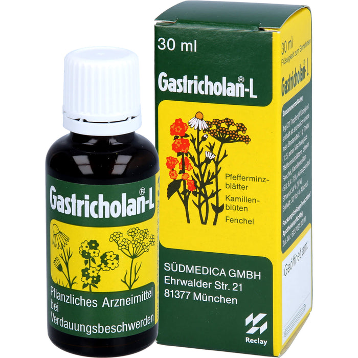 Gastricholan-L Flüssigkeit, 30 ml Solution