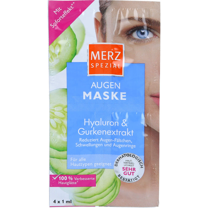 Merz Spezial Augennmaske reduziert Augen-Fältchen, Schwellungen und  Augenringe, 4 pc Masque facial