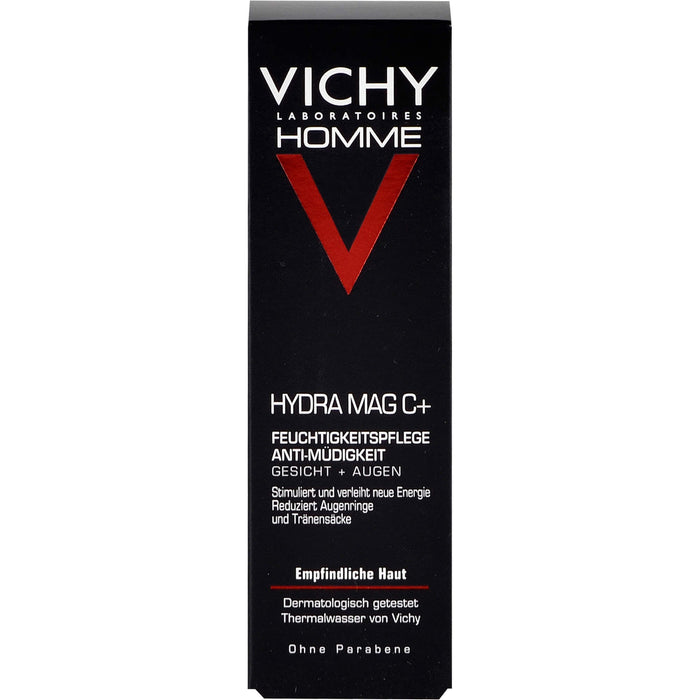 VICHY Homme Hydra Mag C+ Anti-Müdigkeit Feuchtigkeitspflege, 50 ml Creme