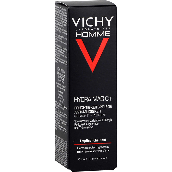 VICHY Homme Hydra Mag C+ Anti-Müdigkeit Feuchtigkeitspflege, 50 ml Cream