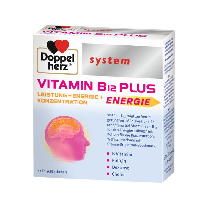 Doppelherz Vitamin B12 Plus system, 10X25 ml TRA