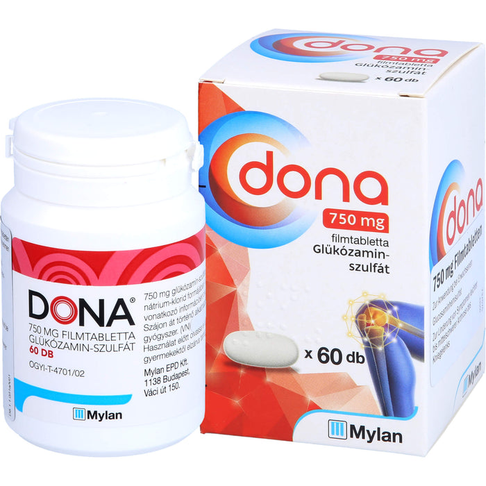 dona 750 mg Emra Filmtabletten bei leichter bis mittelschwerer Arthrose des Kniegelenks, 60 pc Tablettes