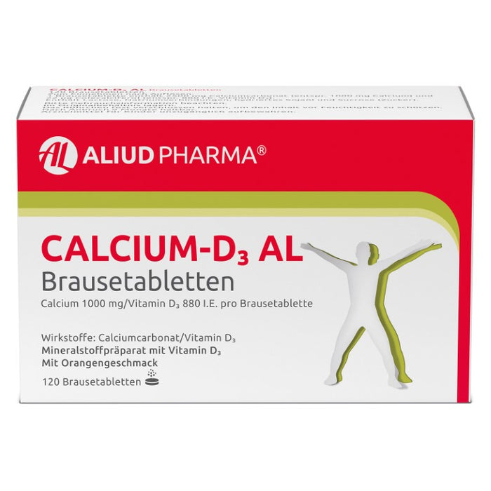 Calcium-D3 AL Brausetabletten, 120 pc Tablettes