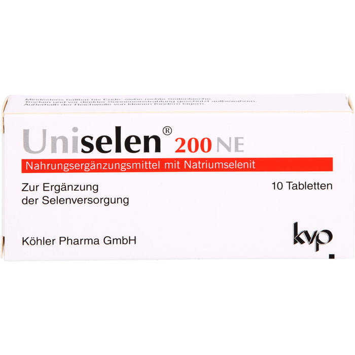 Uniselen 200 NE Tabletten, 10 pc Tablettes