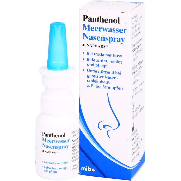 Panthenol Meerwasser Nasenspray JENAPHARM, 20 ml Lösung