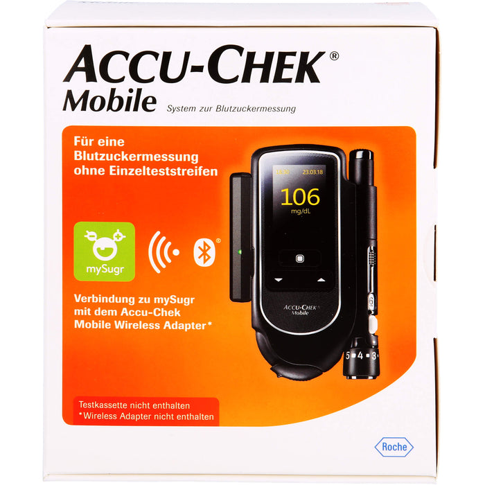 ACCU-CHEK Mobile Set mg/dl III für eine Blutzuckermessung ohne Einzelteststreifen, 1 pc Dispositif