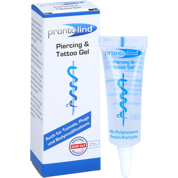 ProntoLind Piercing und Tattoo Gel, 10 ml Gel