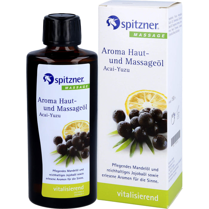 Spitzner Haut- u. Massageöl Acai-Yuzu, 190 ml OEL