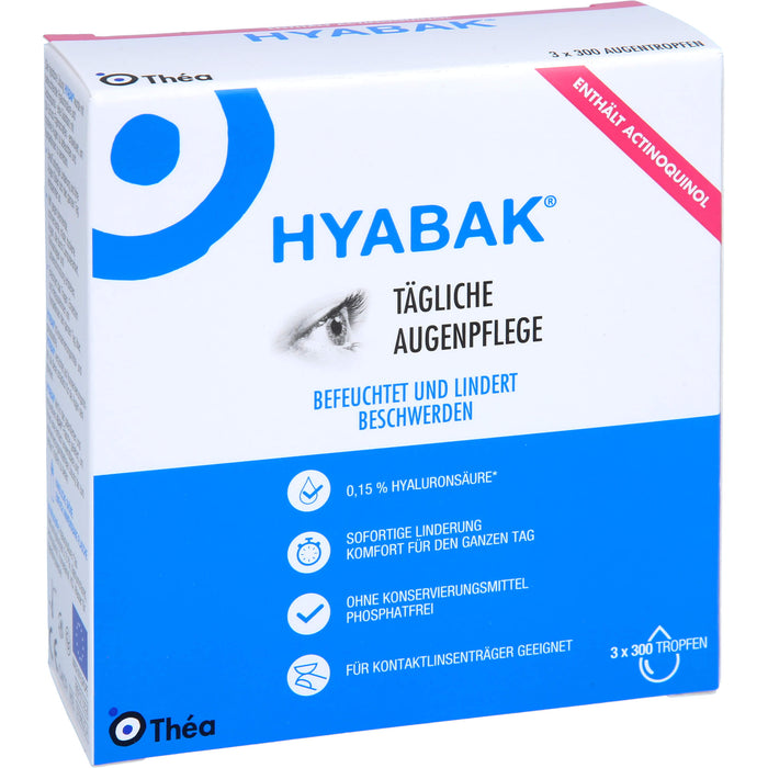 Hyabak für trockene Augen, 30 ml Solution