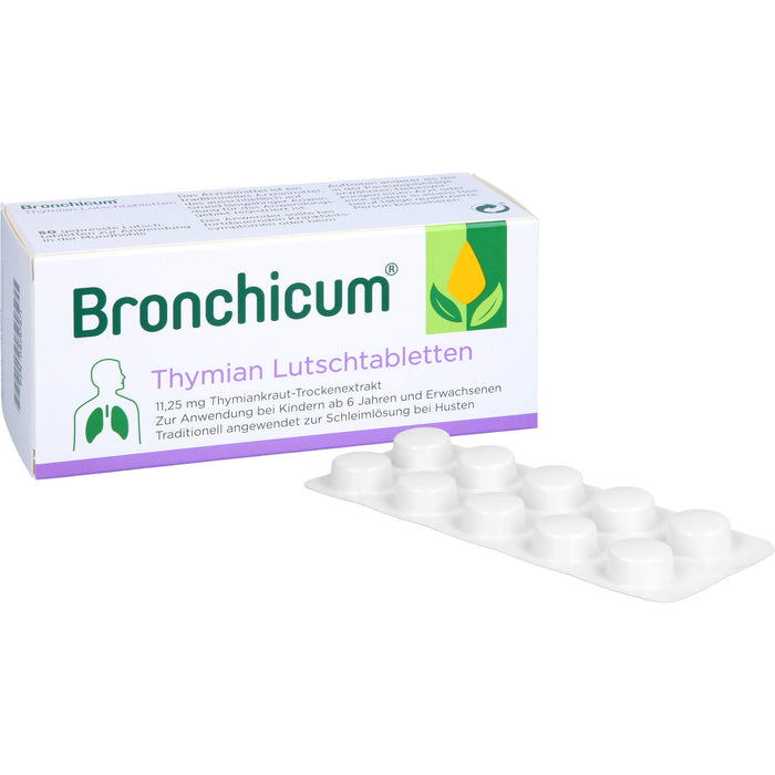 Bronchicum Thymian Lutschtabletten, 50 pcs. Tablets