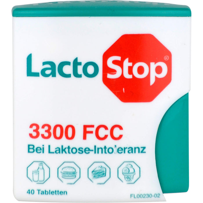 LactoStop 3300 FCC bei Lactose-Intoleranz Tabletten, 40 pcs. Tablets