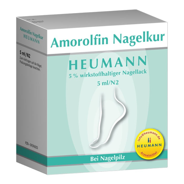 Heumann  Amorolfin Nagelkur bei Nagelpilz, 5 ml Nail varnish containing active ingredients