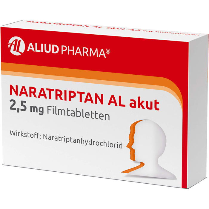 Naratriptan AL akut 2,5 mg Filmtabletten, 2 pc Tablettes