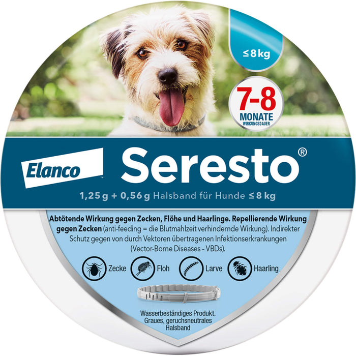 seresto Halsband für kleine Hunde ≤ 8 kg, 1 pcs. Collar