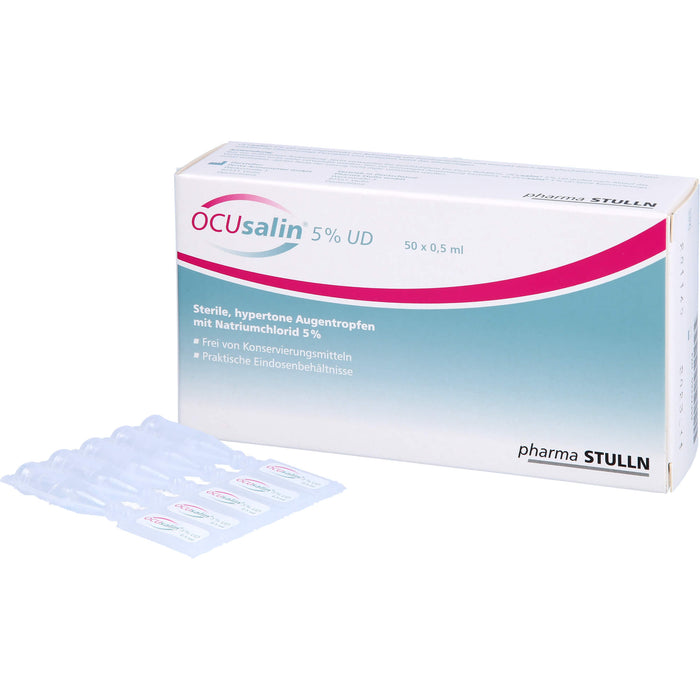 OCUsalin 5% UD, 50X0.5 ml ATR