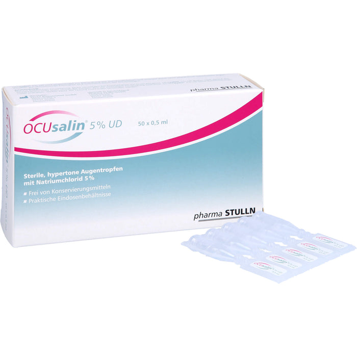 OCUsalin 5% UD, 50X0.5 ml ATR