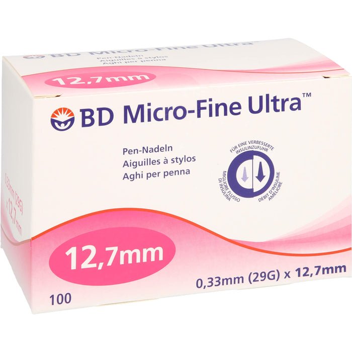 BD Micro-Fine Ultra™ Pen-Nadeln, 0,33 (29G) x 12,7mm, 100 St KAN