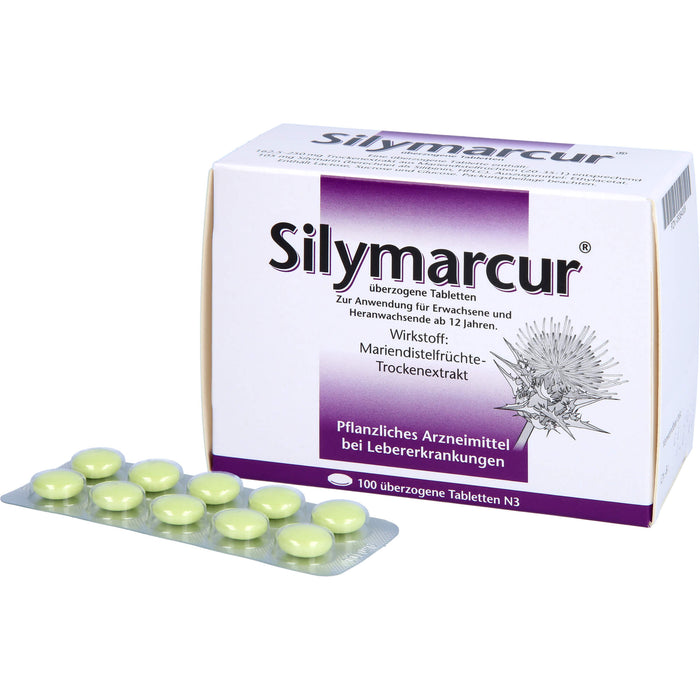 Silymarcur Tabletten bei Lebererkrankungen, 100 pcs. Tablets