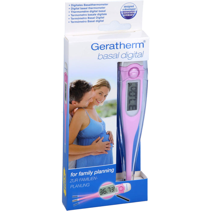 Geratherm digitales Basalthermometer zur Familienplanung, 1 pc Test